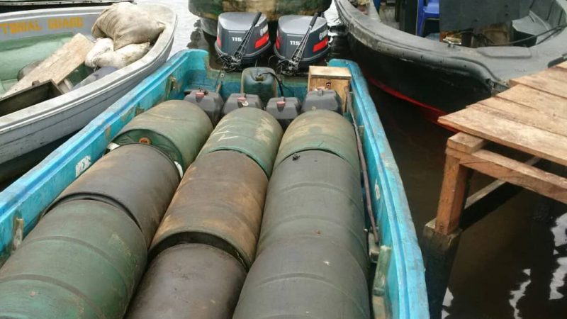 Nigerian Navy impounds N1.05b worth of crude oil in 1 week